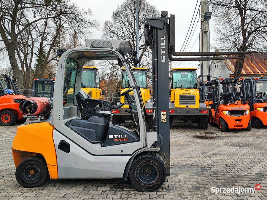 wózek widłowy Still RX 7030T 3 tony LPG triplex małopolskie Kęty