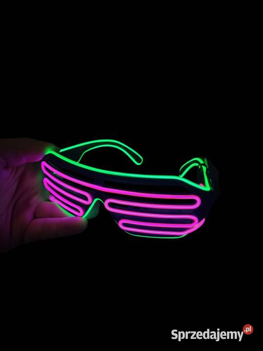 Okulary Led świecące neonowe Mrągowo