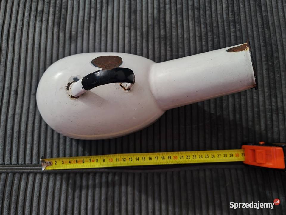 Stara kaczka emaliowa Łódź