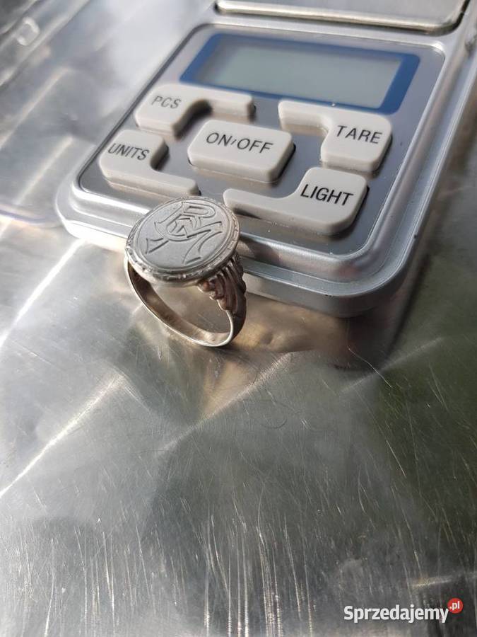 SrebroPiękny sygnet Pani Pana Barlinek