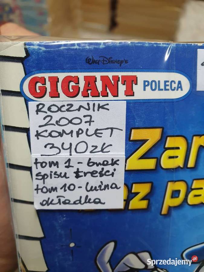 Gigant Poleca rocznik 2007 komplet 13 tomów Komiksy Gdynia