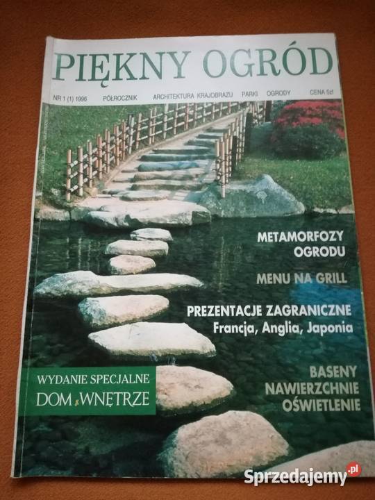 Piękny ogród czasopismo 1 1996rpółrocznikWydanie rocznik Łódź