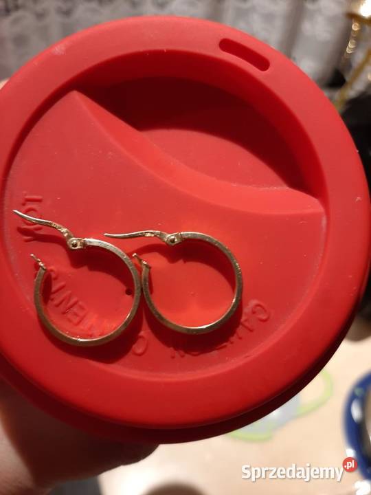 sliczne zlote koczyki 585