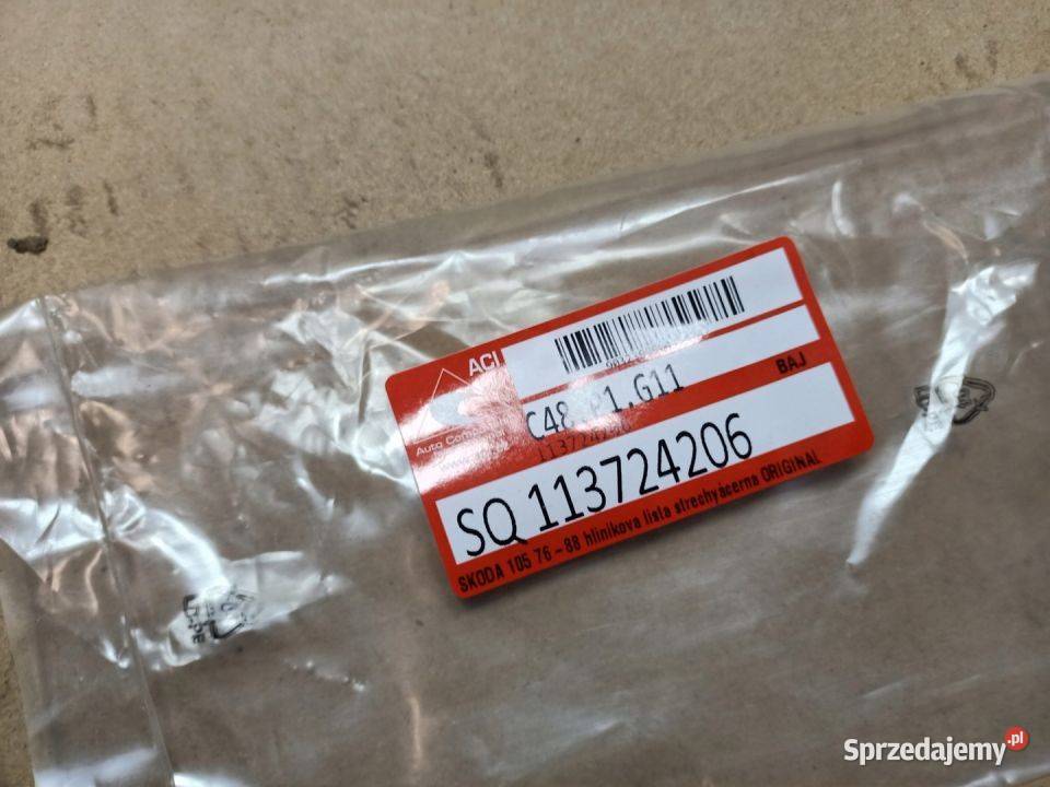LISTWA DACHOWA CZARNA ALUMINIUM SKODA 105 120 Skarżysko-Kamienna sprzedam