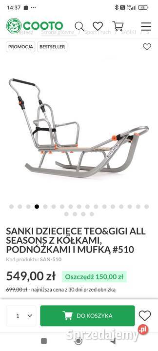 Sanki Teo Gigi Sport podkarpackie Baranów Sandomierski