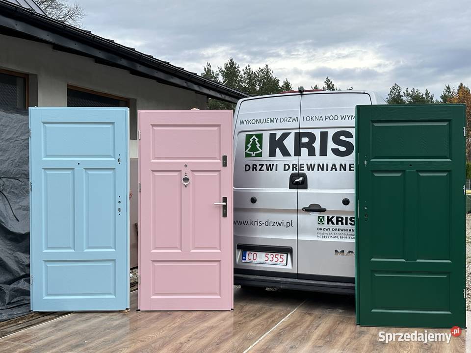 Drzwi zewnętrzne drewniane CZYSTE POWIETRZE Grzybno