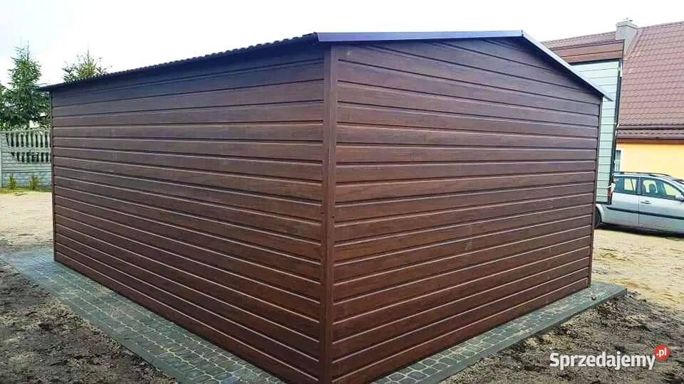Garaż blaszany 4x6 drewnopodobny małopolskie Kraków