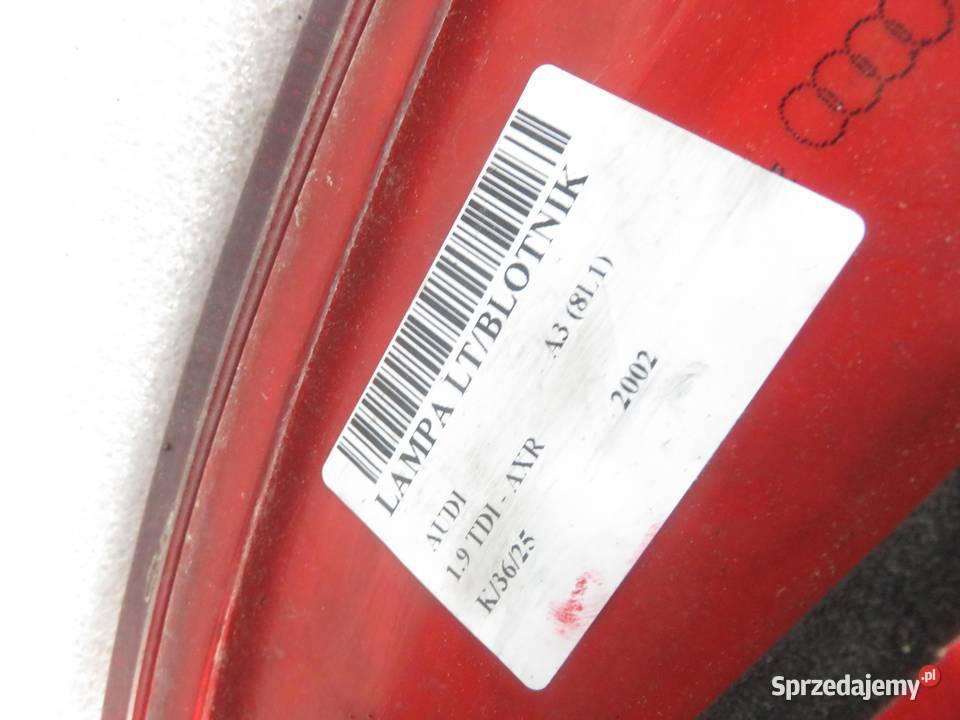 LAMPA LEWA TYLNA AUDI A3 8L1 LIFT 8L0945095B Motoryzacja