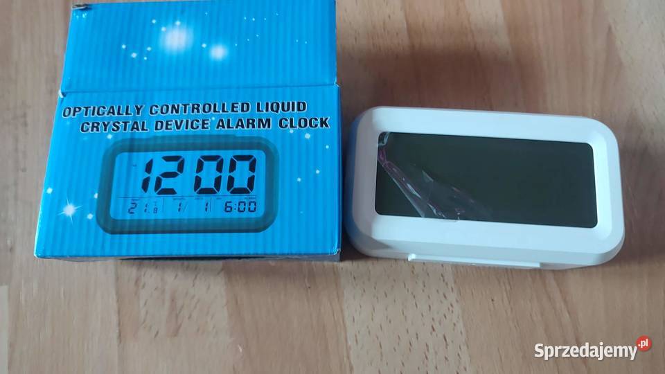 elektroniczny budzik LCD z czujnikiem zmierzchu Książ Wielkopolski