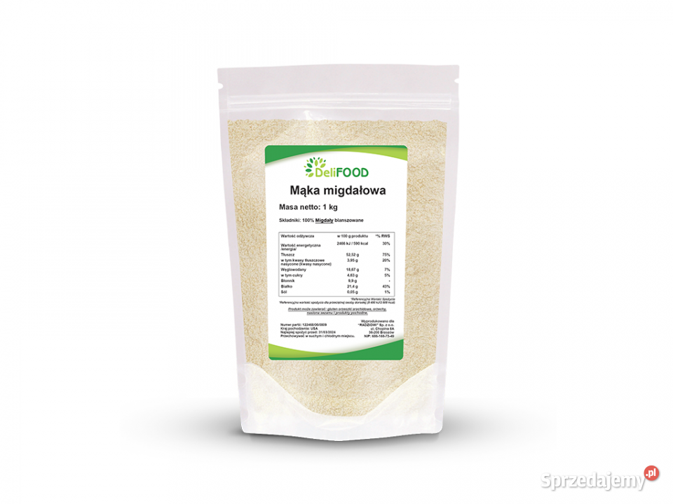 Mąka migdałowa 1000g podkarpackie Brzozów