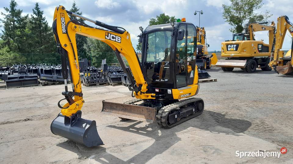JCB 8026 2023R koparka 25t 3t 8025 8030 Rok produkcji 2023 Krotoszyn sprzedam