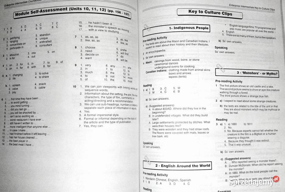 Enterprise 4 Coursebook Intermediate V Evans J Chełm