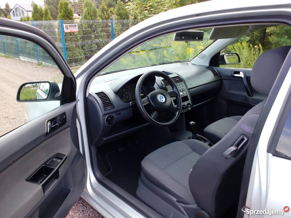VW POLO VOLKSWAGEN POLO 12 2002 PIERWSZY WŁ welurowa tapicerka Gdańsk