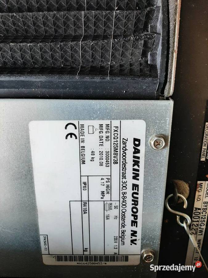 Nawiewnik klimatyzacji podsufitowy daikin Garwolin sprzedam