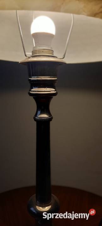 Kolumnowa lampa z chromowanego mosiądzu duży Skierniewice sprzedam