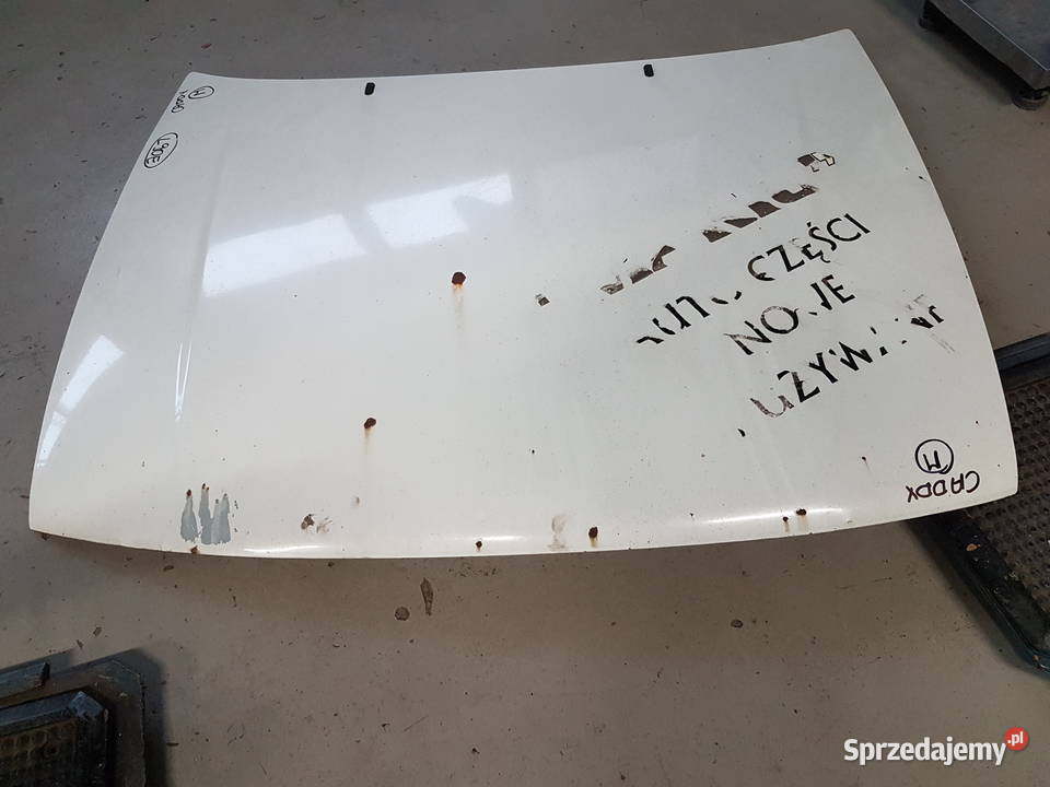 VW CADDY 1998 2001 MASKA SILNIKA POKRYWA BIALA Turek