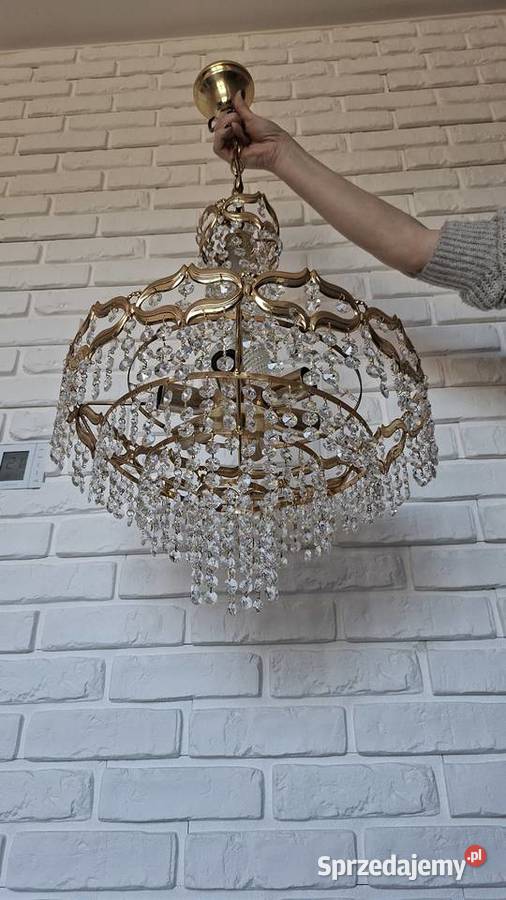 Żyrandol z kryształkami kujawsko-pomorskie Bydgoszcz