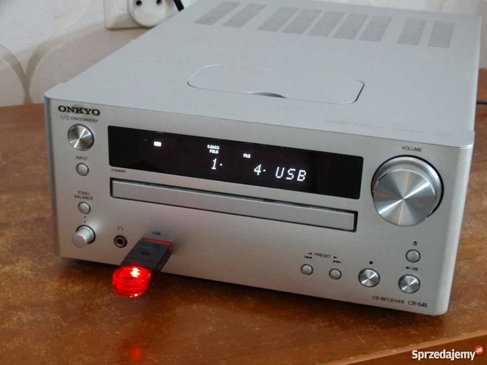 Amplituner Onkyo CR545pilot USB mp3 WYSYŁKA Jasło