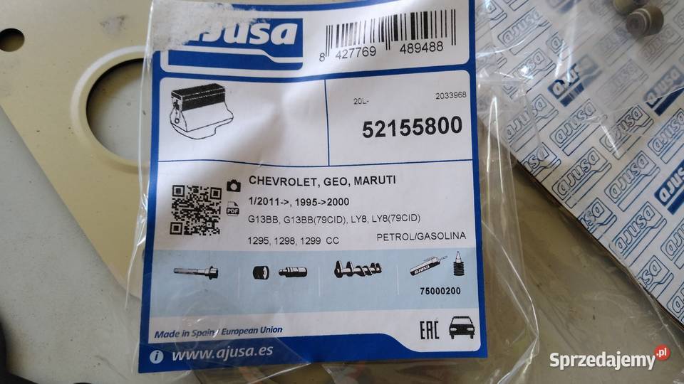 Ajusa 52155800 Zestaw uszczelek głowica Inowłódz sprzedam