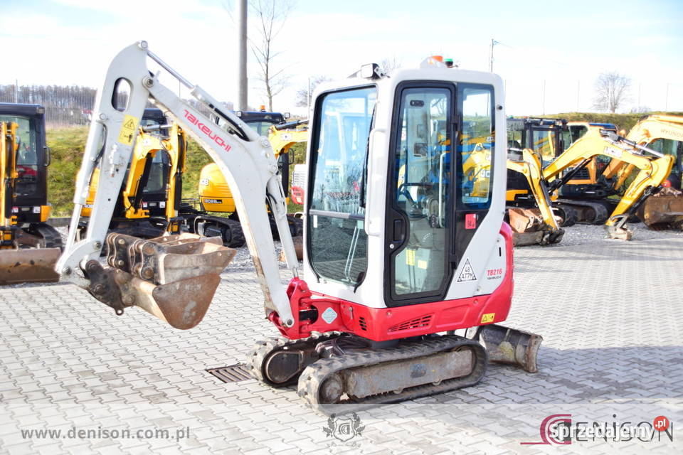 Minikoparka Takeuchi TB216 2018 małopolskie Suchoraba