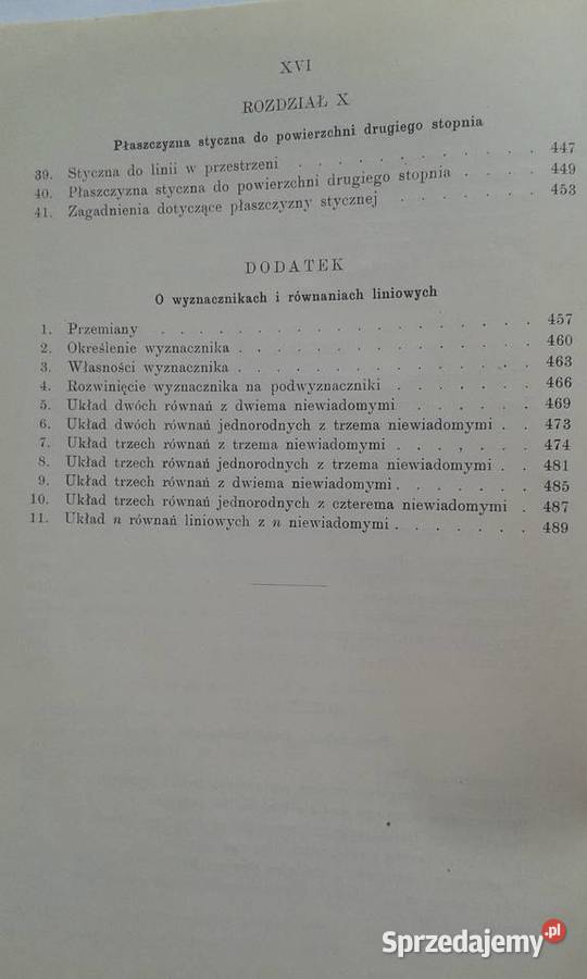 Geometria analityczna Witold Pogorzelski Gdynia