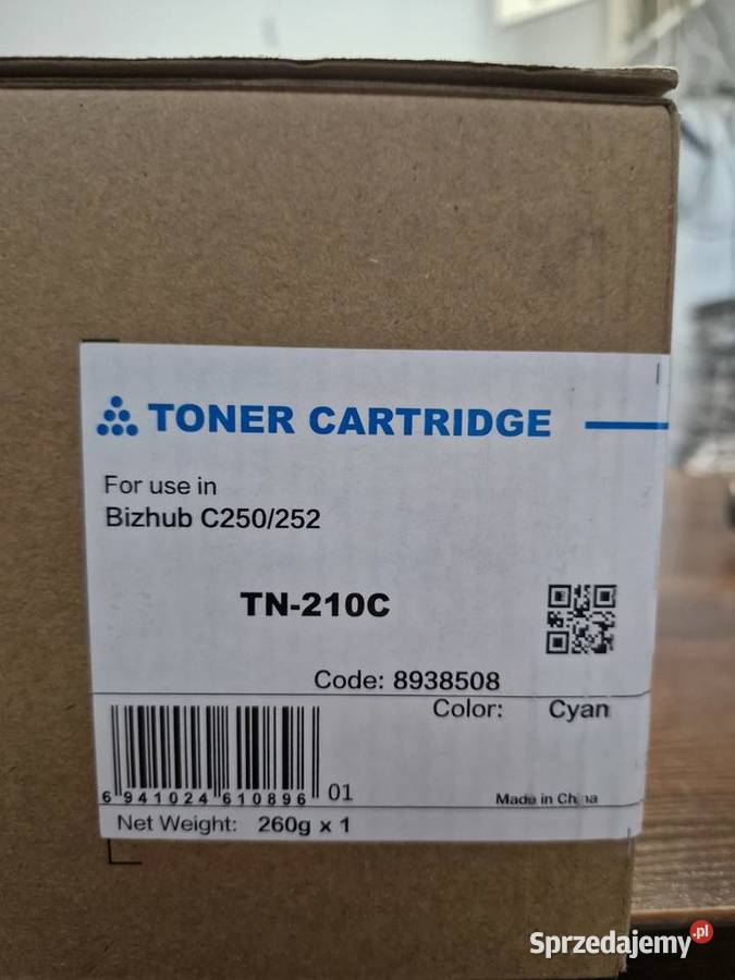 Toner Konica Minolta Bizhub C252 C250 cyan nowy Tomaszów Mazowiecki