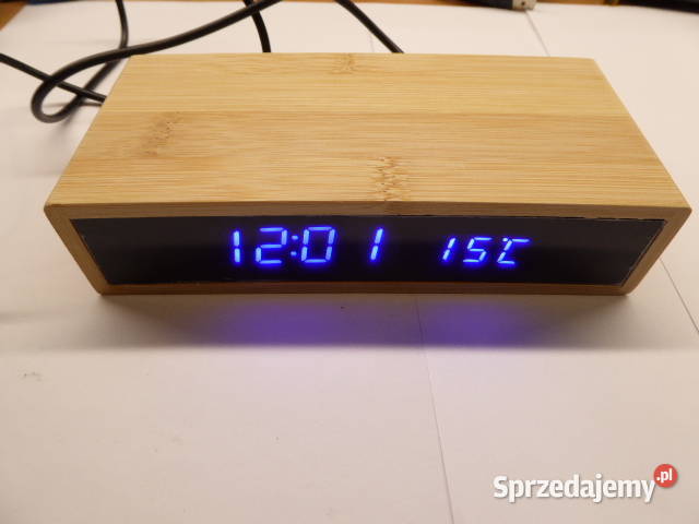 Zegar cyfrowy USB z ładowarką indukcyjną Szczecin