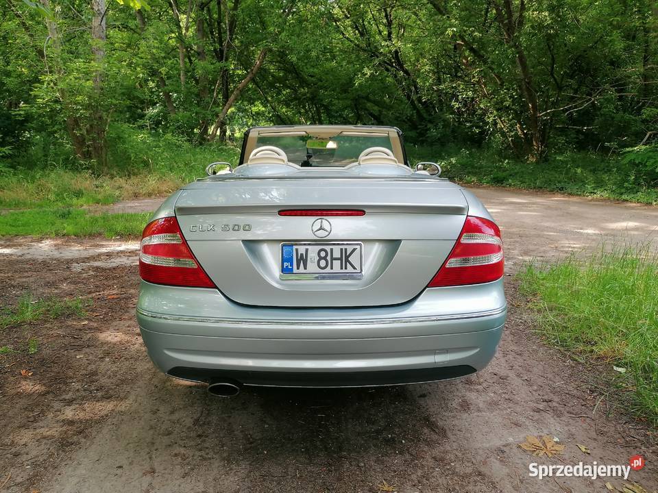 Mercedes Clk 500 cabrio a209 7g niski przebieg gniazdo AUX mazowieckie Warszawa