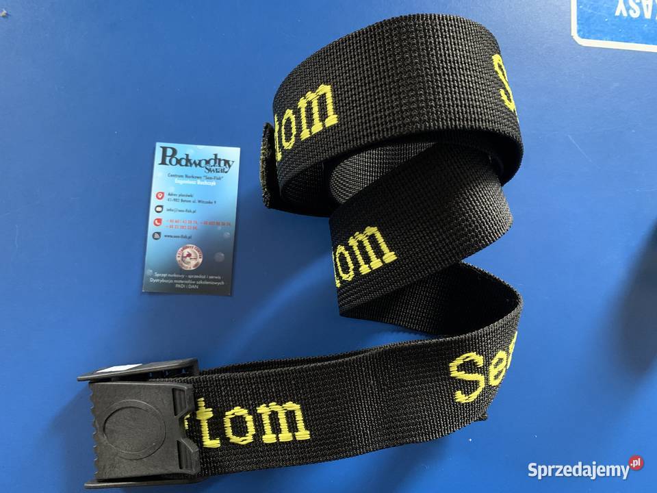 Pas balastowy z klamrą do nurkowania freedivingu