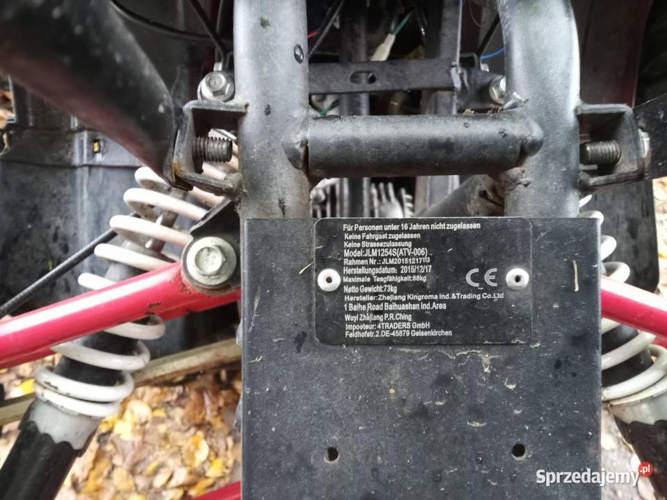 Sprzedam quada 125 4t łódzkie Paradyż sprzedam