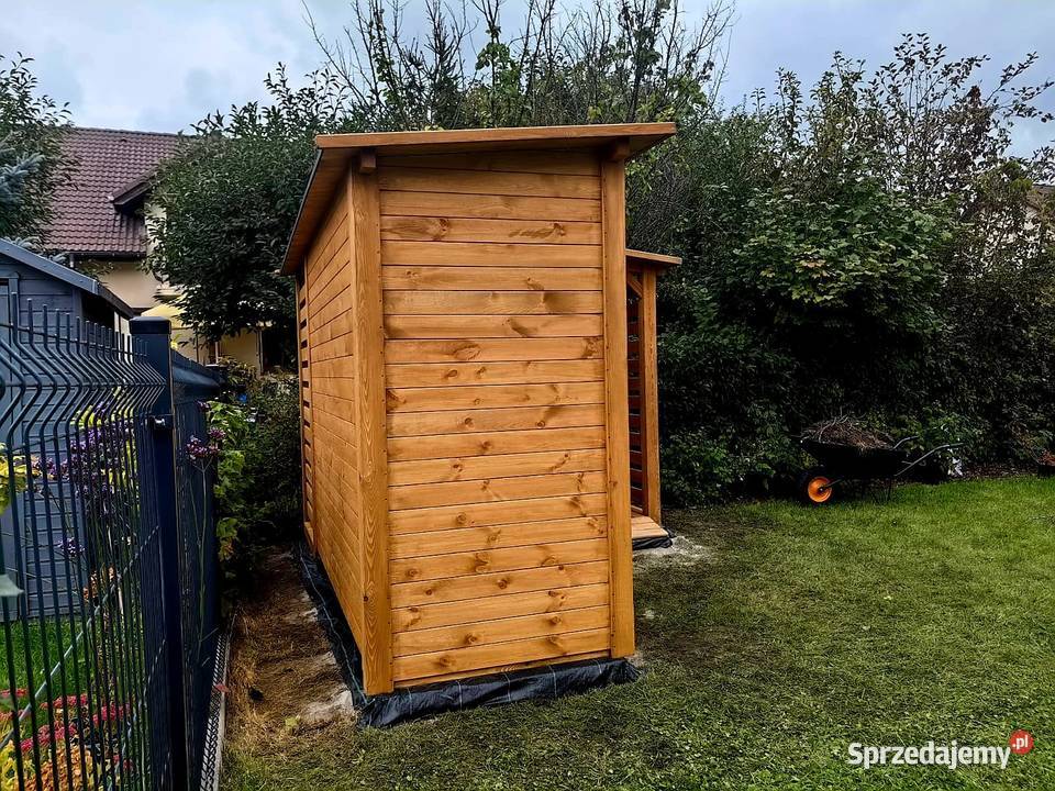 Domek narzędziowy 2 x 11 drewutnia 11 x 25m Domki narzędziowe Kalety