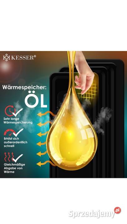 Grzejnik olejowy o mocy 2500 W