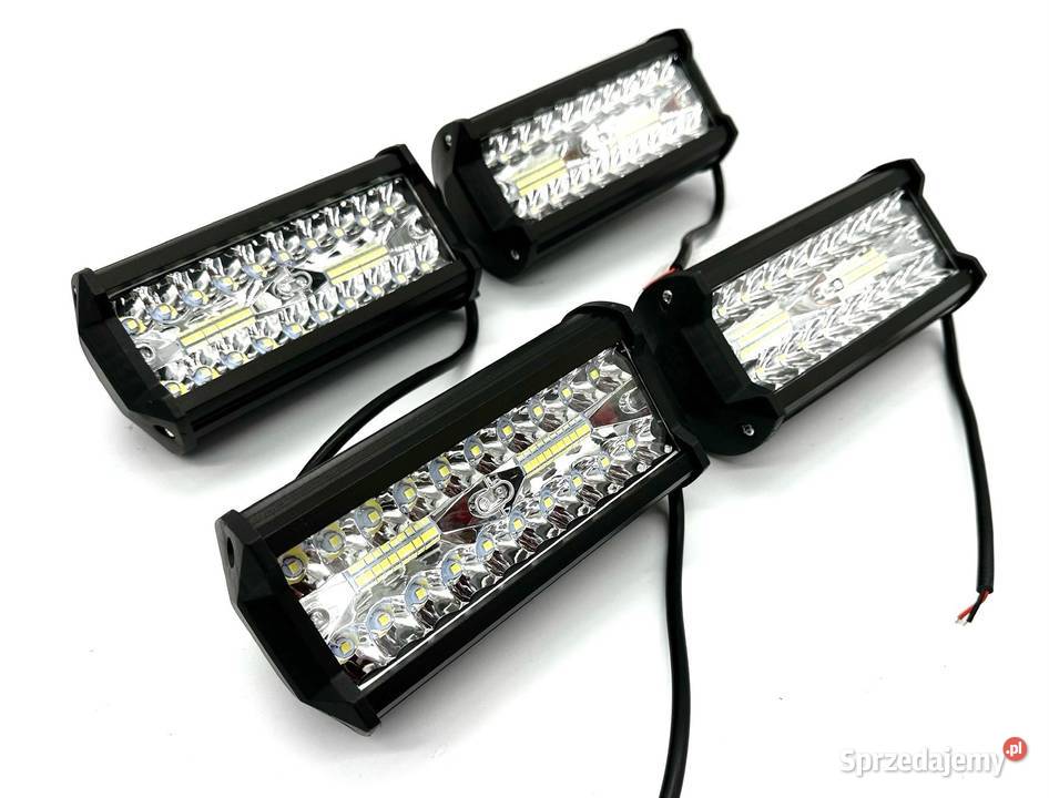 4 x 120W lampy robocze 120W halogen Led SMD osobowe Pomiechówek sprzedam