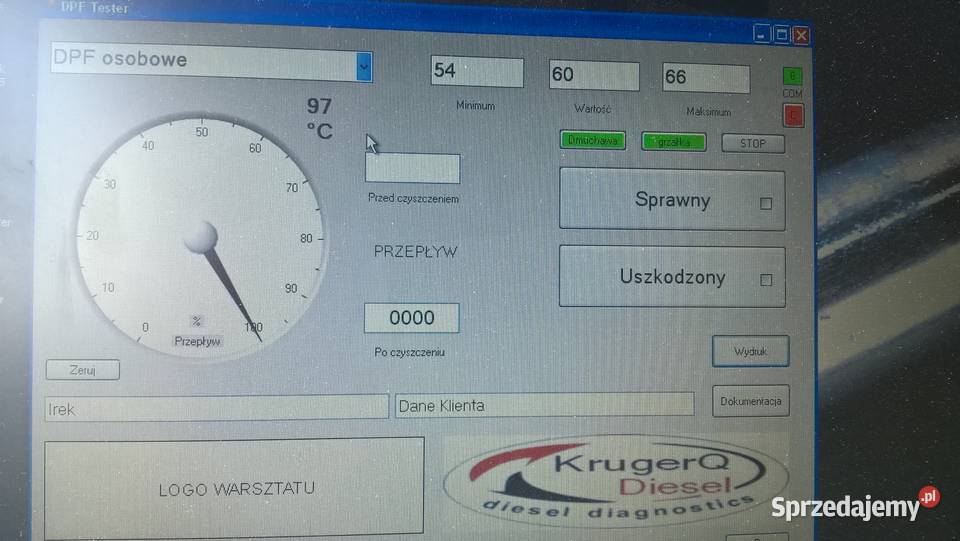 DPF program do wydruków z maszyny śląskie Bielsko-Biała