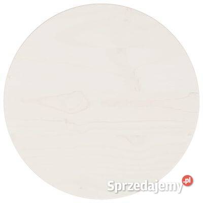 vidaXL Blat stołu biały 30x25 lite drewno mazowieckie Warszawa