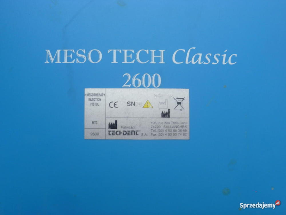 Pistolet do mezoterapii igłowej Mezo Tech Warszawa sprzedam