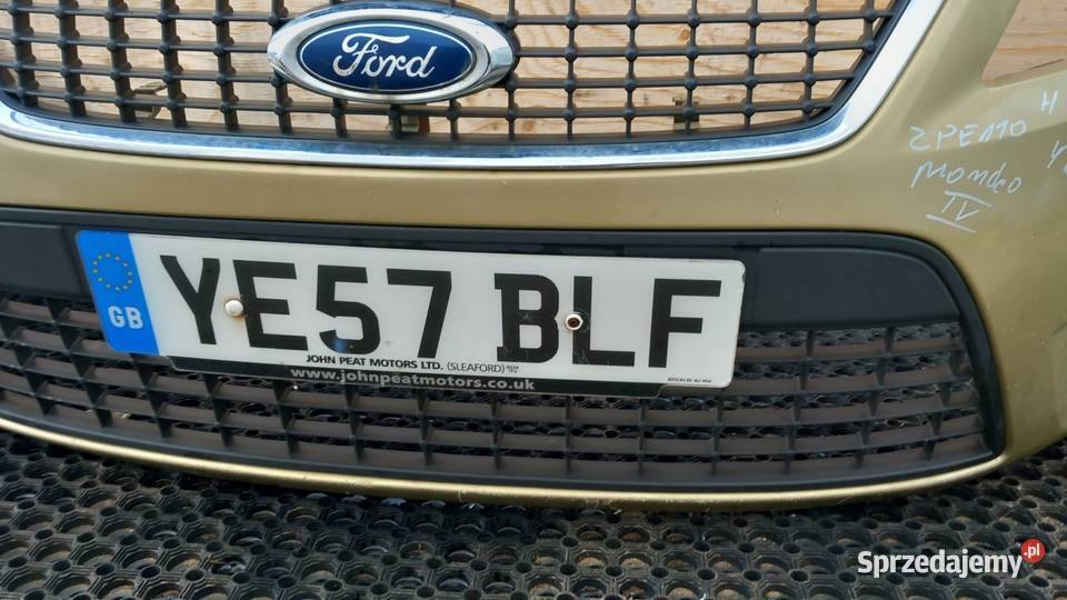 FORD MONDEO MK4 ZDERZAK PRZÓD Y6 HALOGEN Zbierkowo