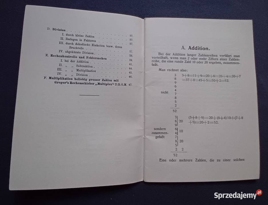 Die Kunst des Schnellrechnens Multiplex DRGM A