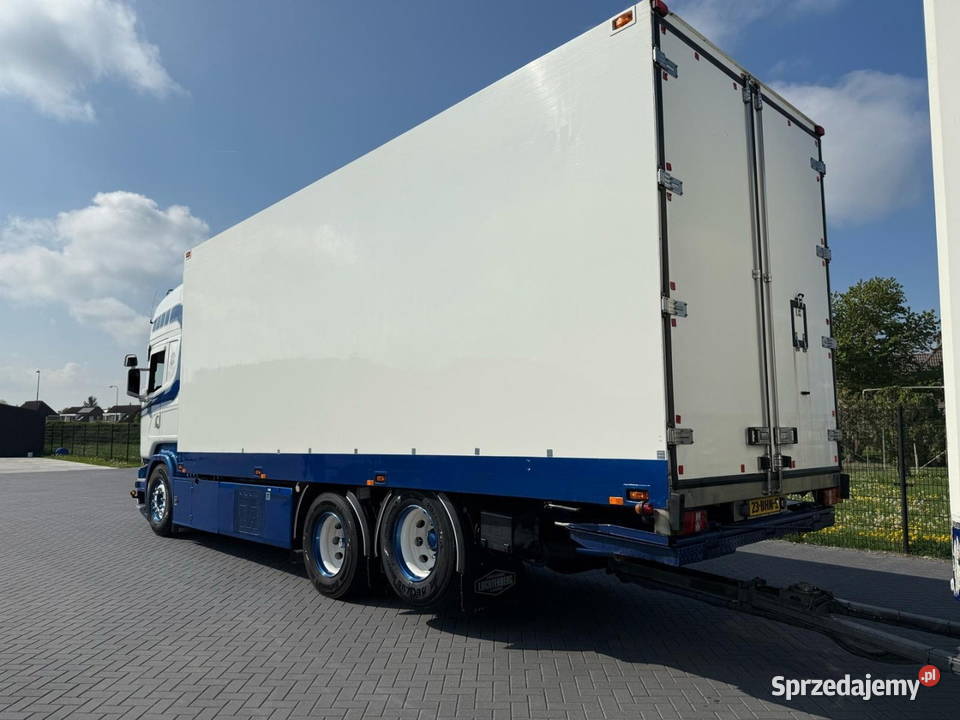 Chlodnia z przyczepa Zestaw Scania Warszawa