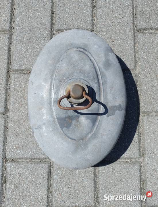 Stary metalowy cynkowany termofor z PRL u Gdynia