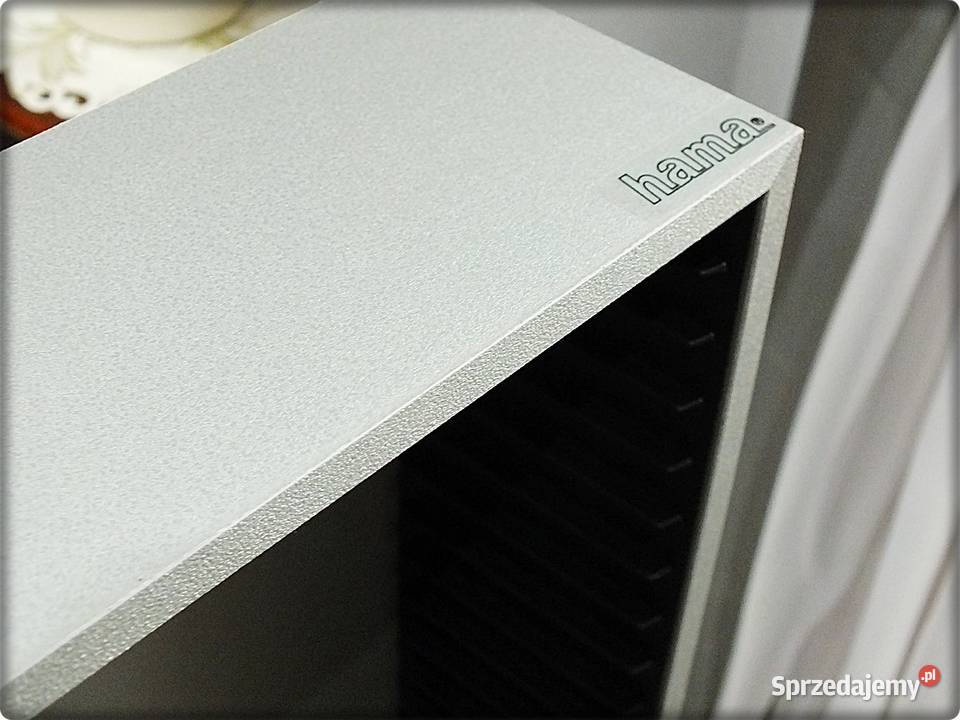Półka ścienna HAMA na płyty DVD 40 Pojemnik TV i Video Żary