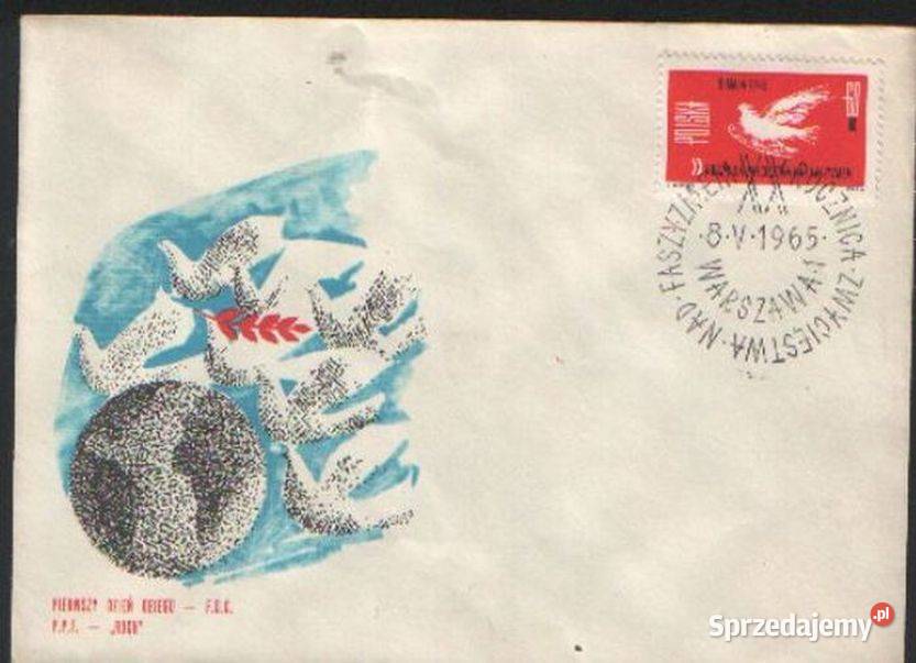 Kop FDC Fi wykaz w opisie 1965 Gliwice