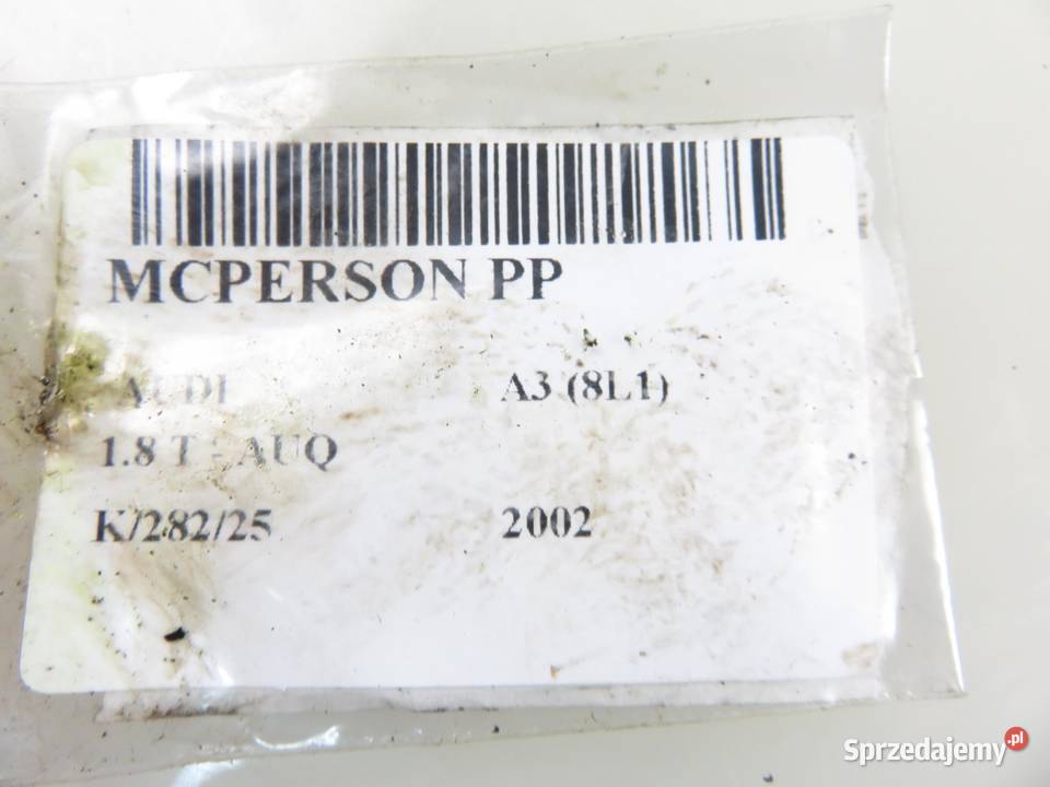 MCPERSON PRAWY PRZEDNI AUDI A3 8L1 18 T 180 AUQ