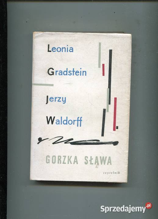 Gorzka sława Leonia Gradstein Jerzy Waldorff Szczecin