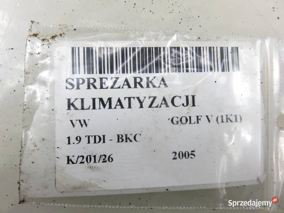 KOMPRESOR KLIMATYZACJI VW GOLF V 1K1 19 TDI