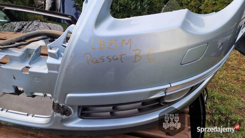 VW PASSAT B6 FL ZDERZAK PRZÓD PRZEDNI LB5M Części samochodowe Słowikowo