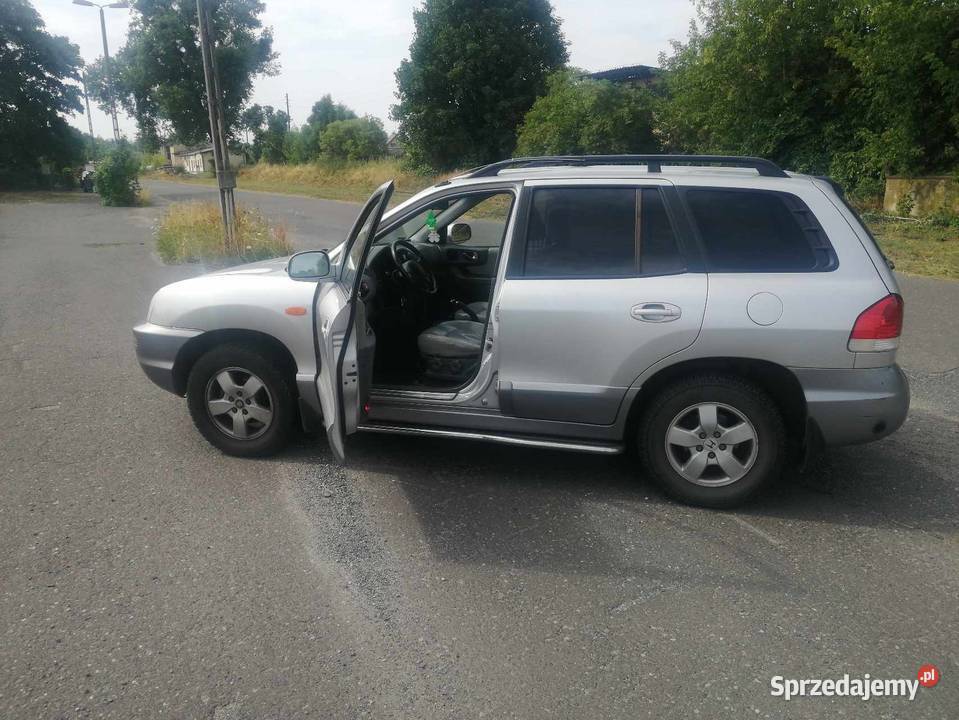 Hyundai Santa Fe 2005r 24 benzynaLPG progi komputer pokładowy wielkopolskie Młodziejewice sprzedam