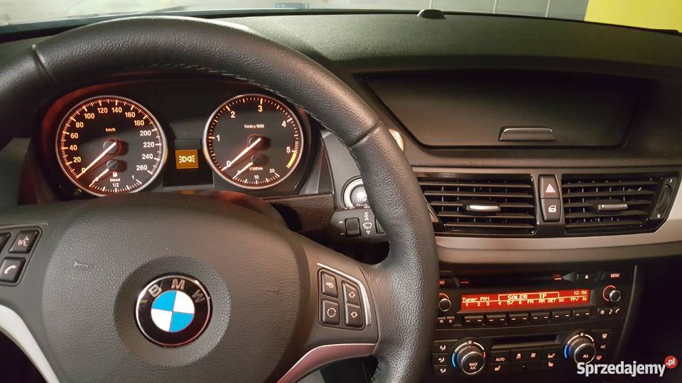 2014 BMW X1 rej 2015 nowy czarny garażowany 20 światła do jazdy dziennej Warszawa sprzedam