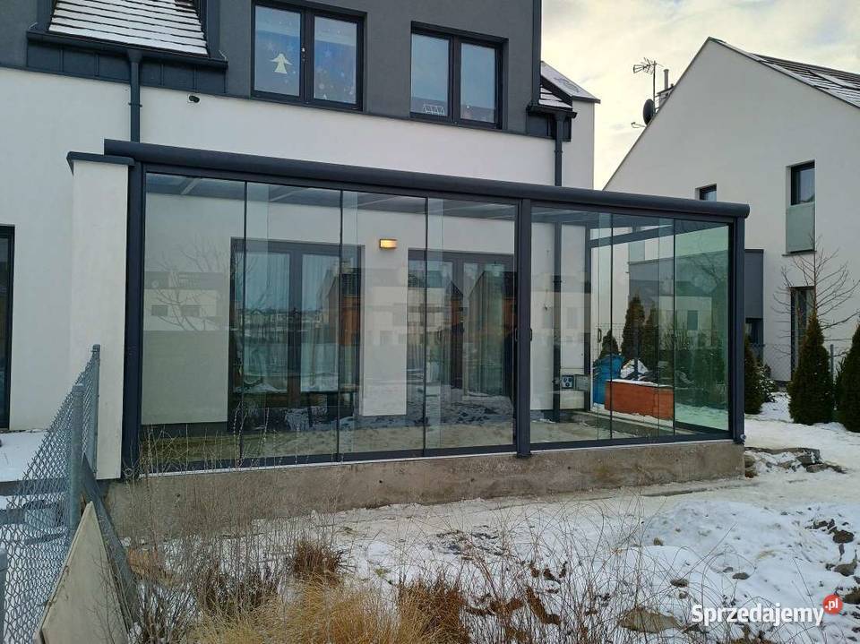 Ogród zimowy szklane zadaszenie tarasu Gorzów Wielkopolski