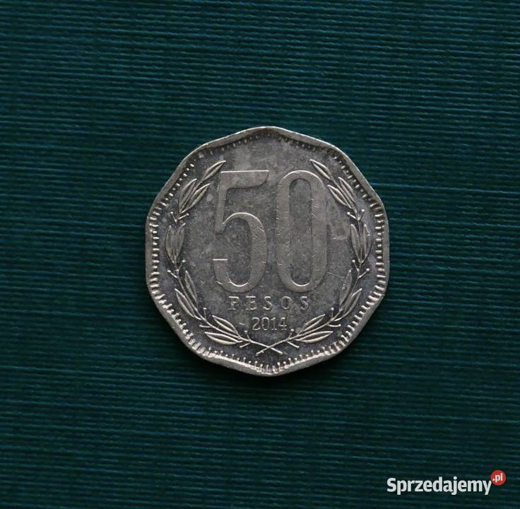 CHILE 50 peso 2014r śląskie Gliwice